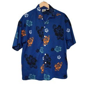 Vintage Intrinsic Button-Down Printed Shirt Men's Size Medium Short Sleeve